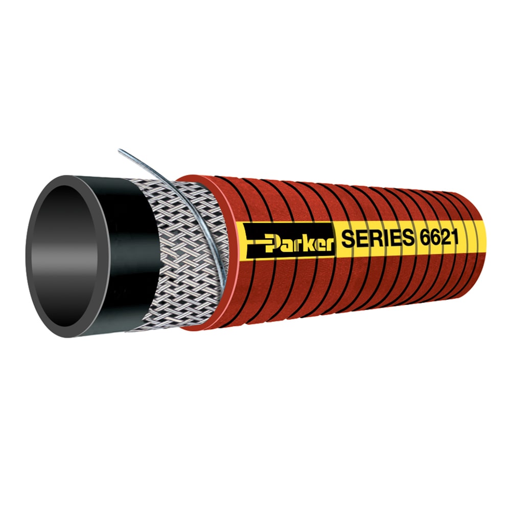 Silicone Greek Corrugated High Temperature Wire Reinforced Coolant Hose, Series 6621