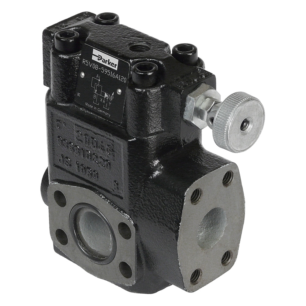 Pilot Operated Pressure Relief Valve, SAE Flange - Series R5V / R5V*P2