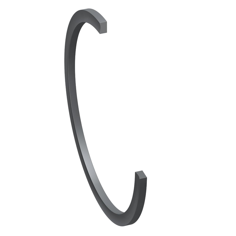 Anillo antiextrusión Prädifa serie N0300-90, caucho de nitrilo-butadieno, 90 Shore A, amplia aplicabilidad, negro, Parbak®