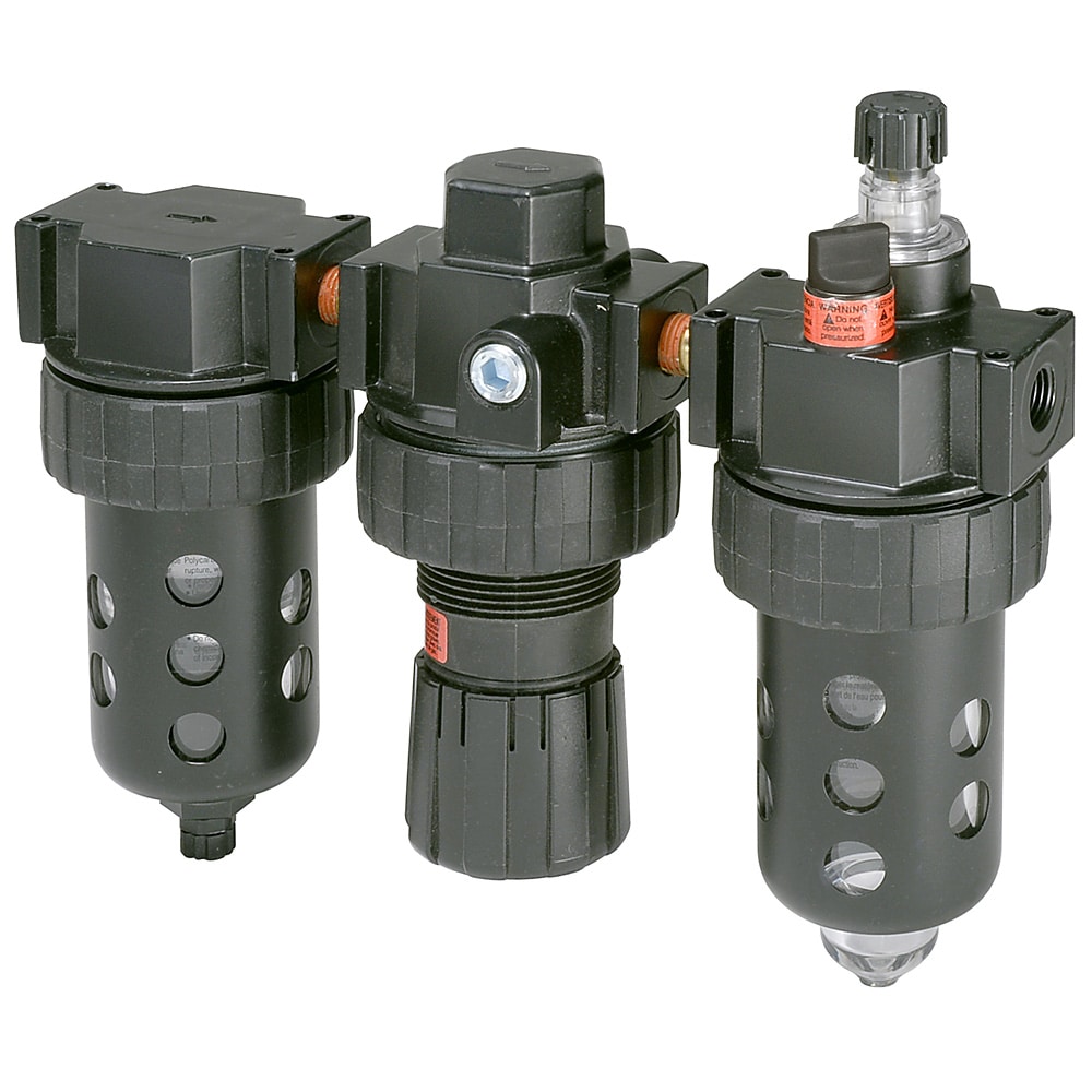 Pipe Nippled FRL 3-Piece Combo - 06A Series