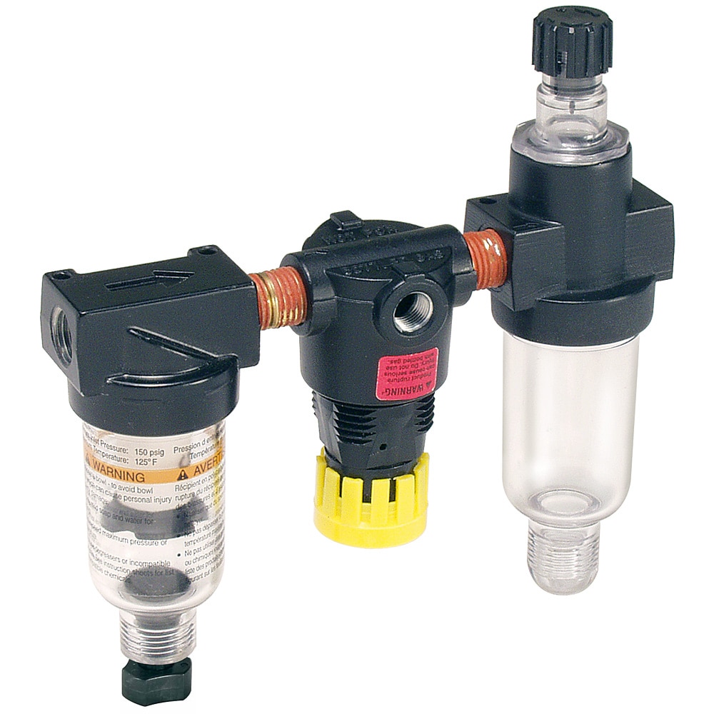 Pipe Nippled FRL 3-Piece Combo - 14A Series