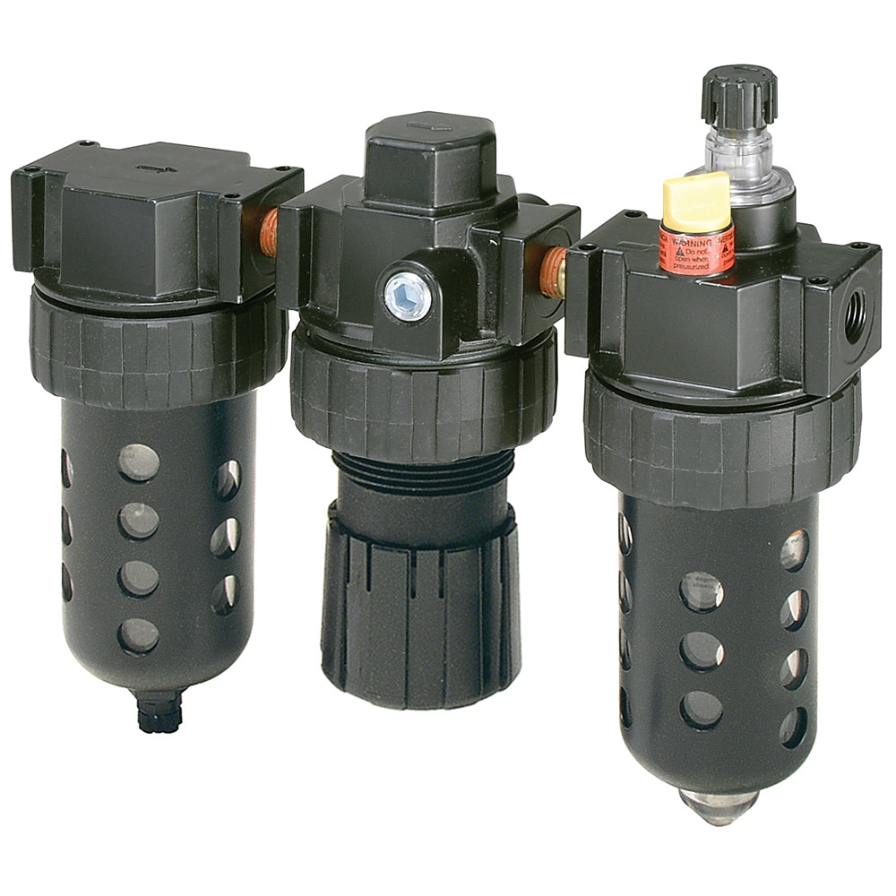 Pipe Nippled FRL 3-Piece Combo - 17A Series