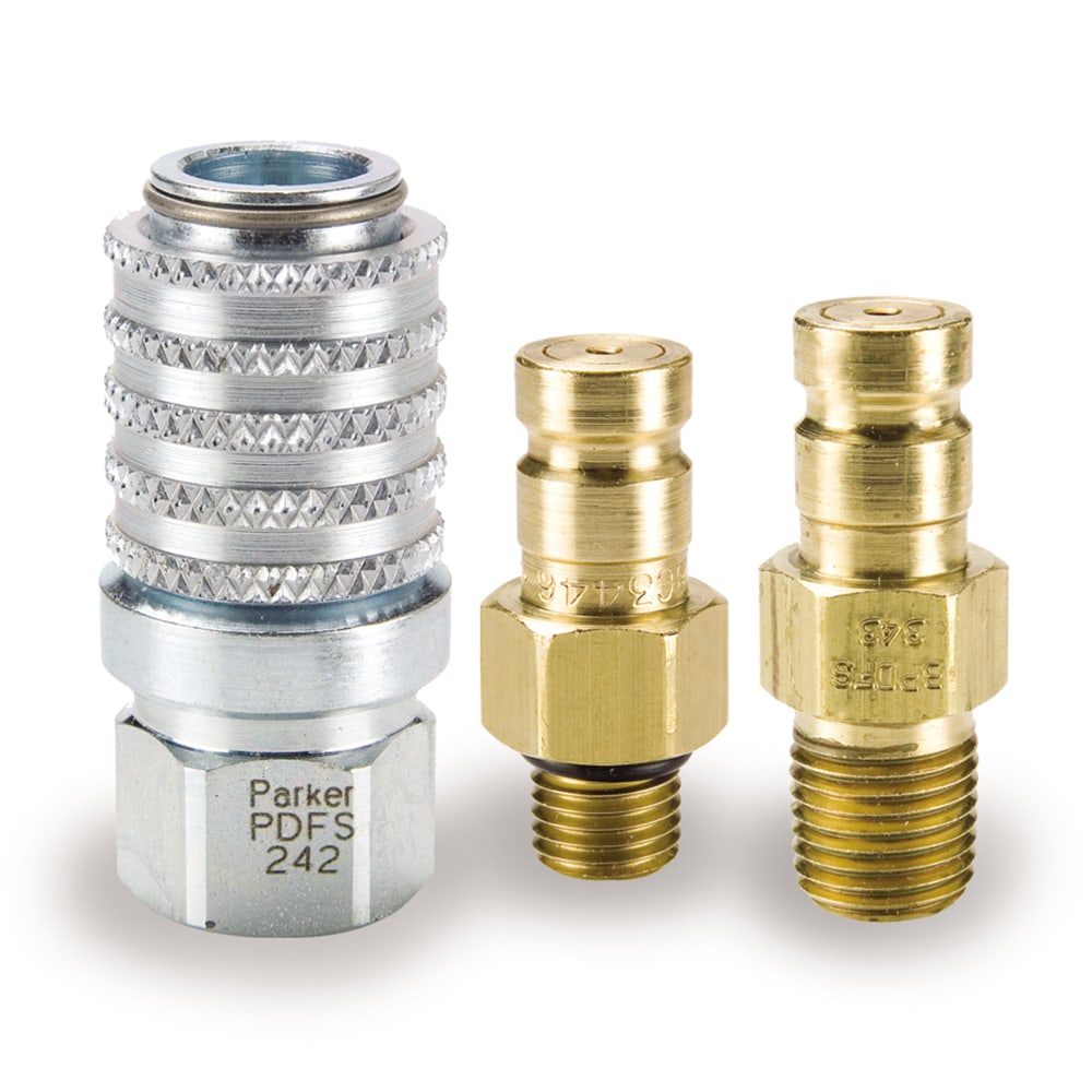 Diagnostic Fluid Sampling, Test Port Quick Couplings, Brass Test Point Connectors and Steel Couplers – PDFS / BPDFS