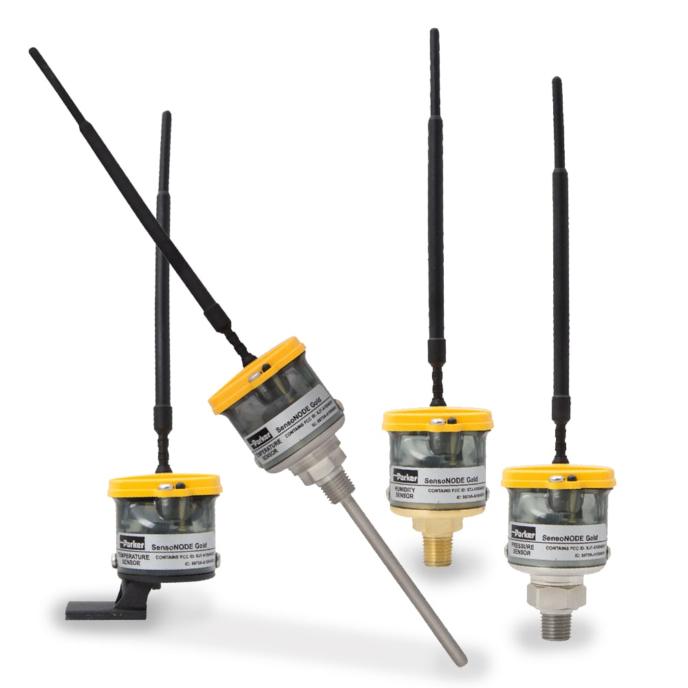 Wireless SensoNODE™ Gold Sensors with Voice of the Machine™ Cloud Software - Continuous Condition Monitoring